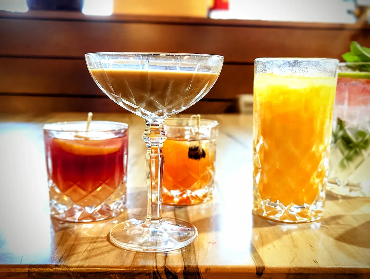 Chai Espresso Martini – Vodka, Coffee Liquor, House Masala Chai | SPICE ROOM Denver happy hour