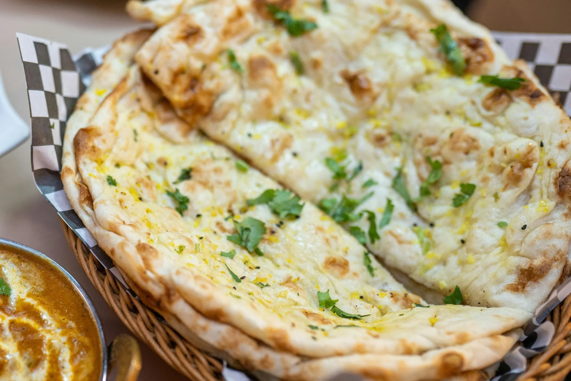 Garlic Naan — Indian catering Denver by SPICE ROOM